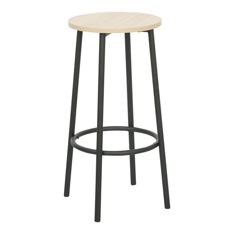 Set masa si scaune Arzo, Metal, Natural, 100x60x86 cm
