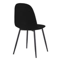 Set masa si scaune Bella Black, Metal, Negru, D120x76 cm, imagine produs 4