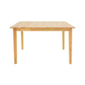 Set masa si scaune Dallan Country, Lemn rubberwood, Natural, 150x80x74 cm, imagine produs 8