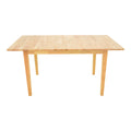 Set masa si scaune Dallan Country, Lemn rubberwood, Natural, 150x80x74 cm, imagine produs 5