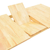 Set masa si scaune Dallan Country, Lemn rubberwood, Natural, 150x80x74 cm, imagine produs 6