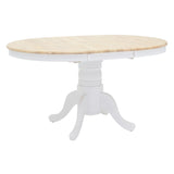 Set masa si scaune Dallan Lars, Lemn rubberwood, Alb, 100x75 cm