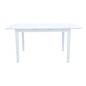 Set masa si scaune Dallan Mabor, Lemn rubberwood, Alb, 150x80x74 cm, imagine produs 9