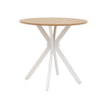 Set masa si scaune Dining, Alb, D80x75 cm, detaliu produs