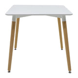 Set masa si scaune Dining, Bej, 80x80x76 cm