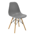 Set masa si scaune Dining, Gri, D80x73 cm, detaliu produs