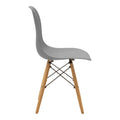 Set masa si scaune Dining, Gri, D80x73 cm, imagine produs 5