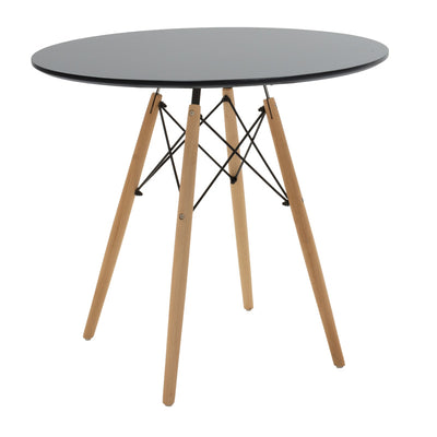 Set masa si scaune Dining, Gri, D80x73 cm, imagine produs 6