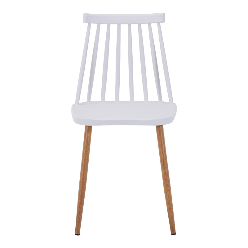 Set masa si scaune Dining, Sticla, Alb, D100x75 cm, imagine produs 8