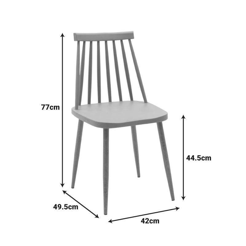Set masa si scaune Dining, Sticla, Alb, D100x75 cm, imagine produs 9
