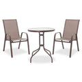 mobilier de gradina Set Masa si Scaune Gradina Watson-Calan 3 Piese Maro