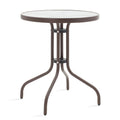 Set Masa si Scaune Gradina Watson-Calan 3 Piese, Maro, 70x60x70 cm, imagine suplimentara