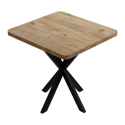 Set masă și scaune Julita cu funcție dining, Prestone, lemn și metal, 70x70x75 cm, foto produs