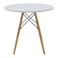 Set masa si scaune Julita-Noor, Gri inchis-Alb-Gri, 80x73 cm Pakoworld, imagine produs 6, Masa Cu Scaune, culoare Gri inchis-Alb-Gri