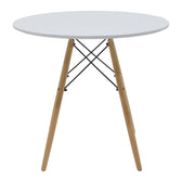 Set masa si scaune Julita-Noor, Gri inchis-Alb-Gri, 80x73 cm Pakoworld, imagine produs 6, Masa Cu Scaune, culoare Gri inchis-Alb-Gri