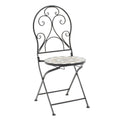 Set Masa si Scaune Mosaic 3 Piese, Negru - Multicolor, 60x60x94 cm, imagine suplimentara