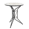 Set Masa si Scaune Mosaic 3 Piese, Negru - Multicolor, 60x60x94 cm, foto produs 10