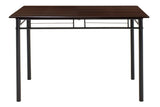 Set masa si scaune Roza, 5 piese, Nuc - Alb - Sonoma - Gri, 120x70x75 cm - Nuc