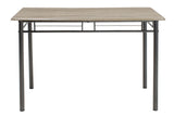 Set masa si scaune Roza, 5 piese, Nuc - Alb - Sonoma - Gri, 120x70x75 cm - Sonoma