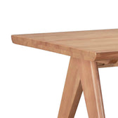 Set mese de sufragerie Winslow, 7 piese, nuc deschis, 160x85x75 cm, foto produs