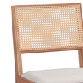 Set mese de sufragerie Winslow, 7 piese, nuc deschis, 160x85x75 cm, foto produs 8