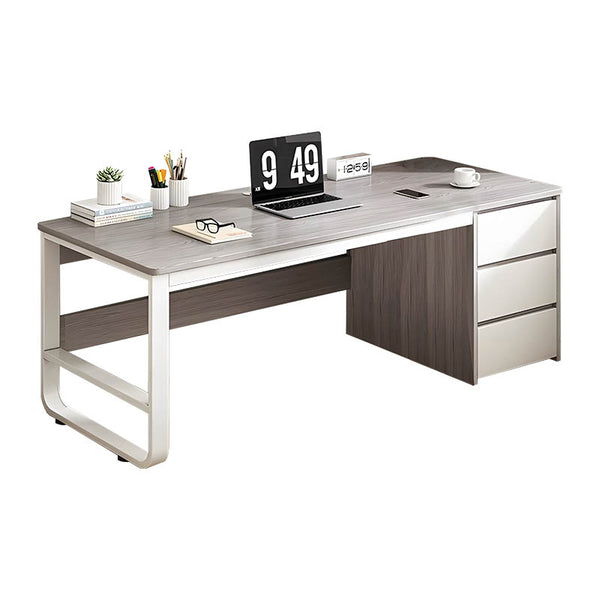 Set mobilă birou pentru studenți Think, Lemn și Metal, Birou, + Scaun ajustabil, 120x60x75 cm