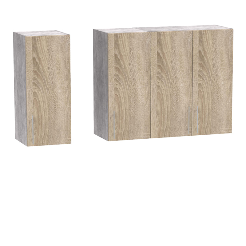 Set mobila bucatarie 4 buc Festa II, Sonoma, 120x60x85 cm