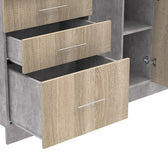 Set mobila bucatarie 4 buc Festa II, Sonoma, 140x60x85 cm, foto produs 7
