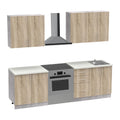 Dulap Bucatarie Set mobila bucatarie 4 buc Festa V Sonoma 160x60x85 cm