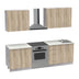 Dulap Bucatarie Set mobila bucatarie 4 buc Festa V Sonoma 160x60x85 cm