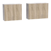 Set mobila bucatarie 4 buc Festa V, Sonoma, 160x60x85 cm, detaliu produs