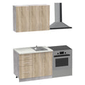 Dulap Bucatarie Set mobila bucatarie Festa Sonoma 100x60x85 cm