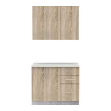 Set mobila bucatarie Festa, Sonoma, 100x60x85 cm