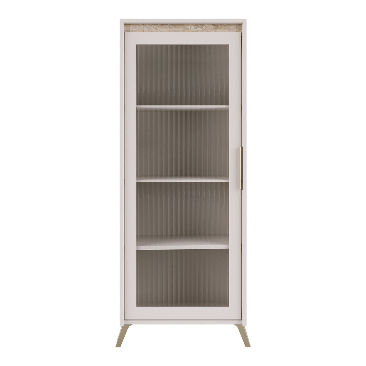 Set mobila sufragerie Belka, Crem, 210x45x153 cm