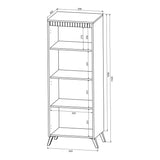 Set mobila sufragerie Belka, Crem, 210x45x153 cm