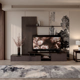 Set mobila sufragerie Eviora, Maro, 235x40x209 cm