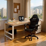 Set Mobilier Birou Student, Huey, Lemn și Metal, Birou 120x60x75 cm + Scaun, 45x55x90 cm