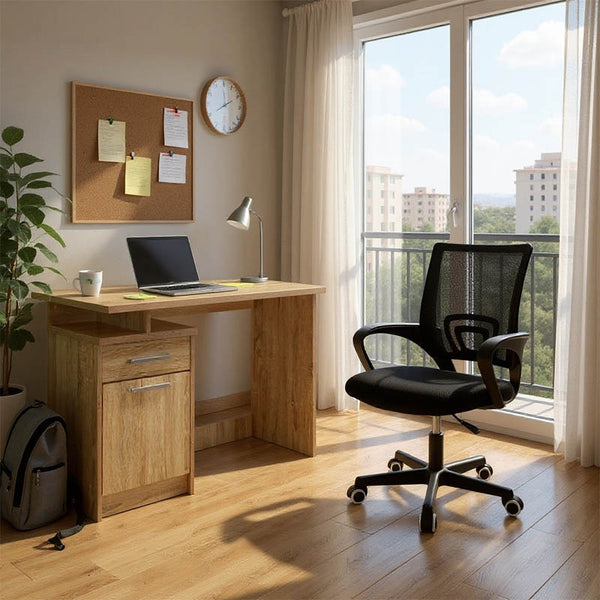 Set mobilier birou studențesc Looney-Berto II, 2 piese, 100x55x75 cm