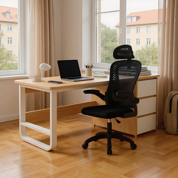 Set mobilier birou studențesc Scope, Birou 120x60 cm + Raft, 80x30 cm