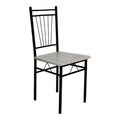 Set mobilier de dining cu 5 piese, Roza, sonoma, 110x60x75 cm, detaliu produs