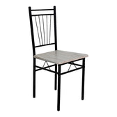 Set mobilier de dining cu 5 piese, Roza, sonoma, 110x60x75 cm, detaliu produs