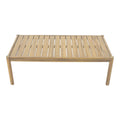 Set mobilier de exterior cu măsuță și canapele Verilan, lemn masiv de acacia și șnur, perne bej, variate, 214x77x70 cm, perspectiva suplimentara