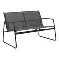 Set mobilier de grădină cu funcție outdoor Veranda, textilenă-metal, Antracit, 200x150x85 cm, detaliu produs