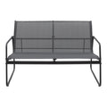 Set mobilier de grădină cu funcție outdoor Veranda, textilenă-metal, Antracit, 200x150x85 cm, foto produs