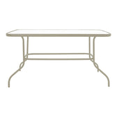 Set mobilier dining Tade-Valor, Metal și Sticlă, Multicolor, 110x60x70 cm, foto produs 6