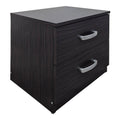 Set Mobilier Dormitor cu Pat 160x200 cm, Athos, Lemn Wenge, Generoase, Set 4 Piese, perspectiva suplimentara