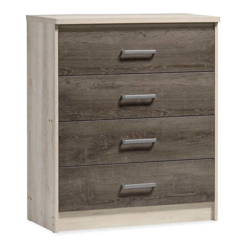 Set mobilier dormitor pentru student - pachet Snap de 3 piese, 168x221x95 cm, perspectiva suplimentara
