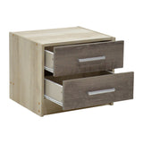 Set mobilier dormitor studentesc Cloud, 3 piese, compact și practic pentru spatii mici, 48x41x41 cm