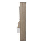 Set mobilier living cu functie de depozitare Ferefia, Alb, 240x45x189 cm, foto produs 6
