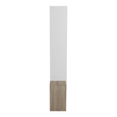 Set mobilier living cu rafturi Leganto, Pal, Alb, 220x35x197 cm, foto produs 6